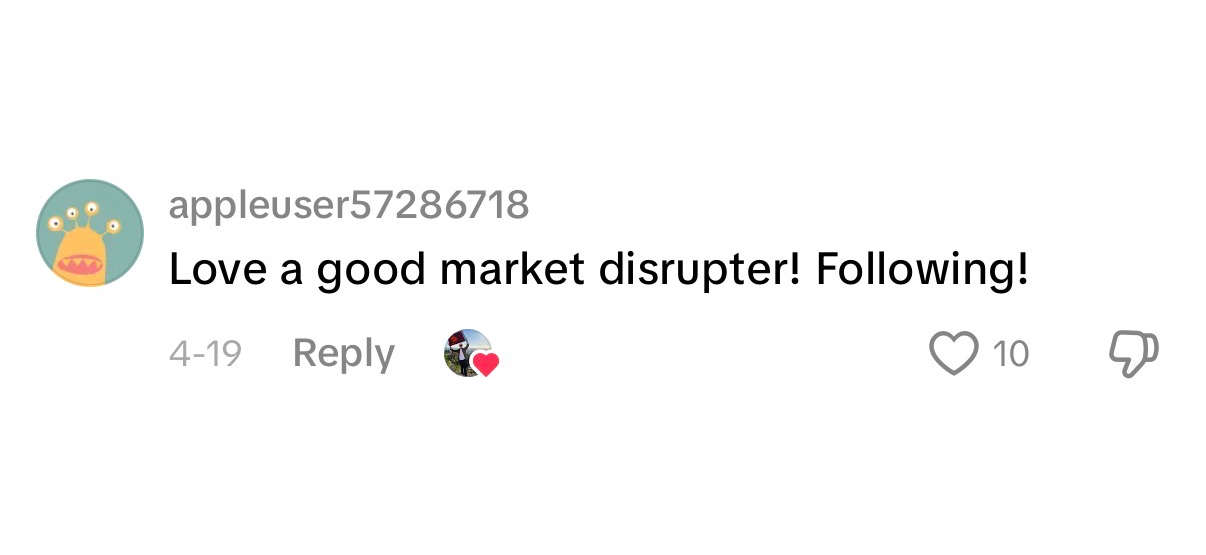 Instagram comment