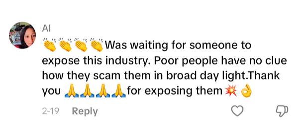 Instagram comment