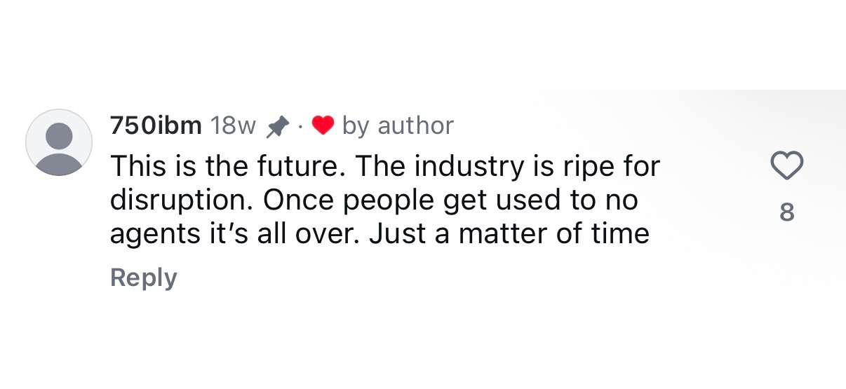 Instagram comment