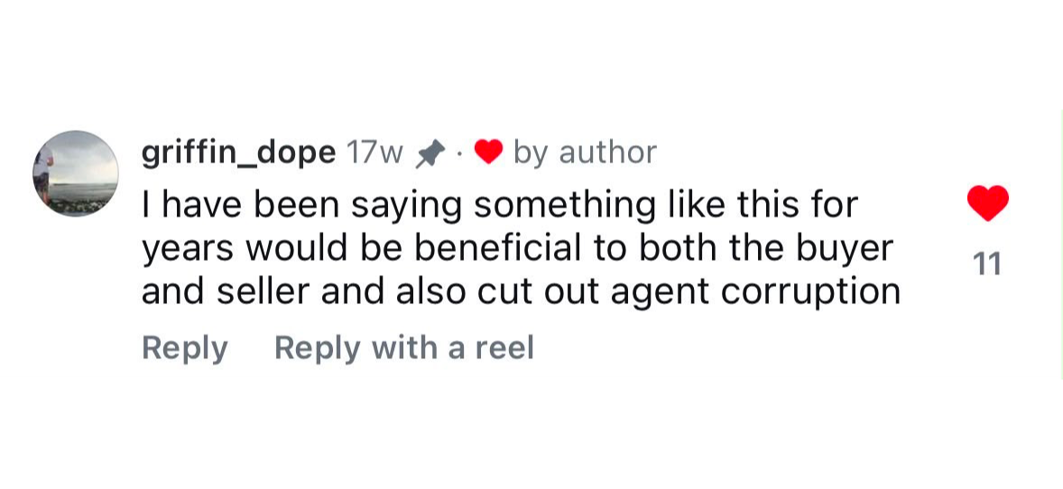 Instagram comment